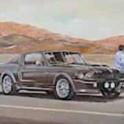 1967 Ford Mustang Fastback Poster