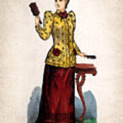 19th Century Elegant Woman, Vintage Lady Poster