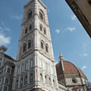 Architectural Details Of Cathedral Of Santa Maria Del Fiore Cathedral Of Florence. Italy Europe #2 Poster