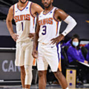 Devin Booker And Chris Paul #2 Poster