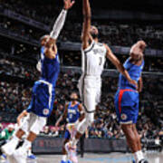 Los Angeles Clippers V Brooklyn Nets #2 Poster