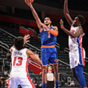 New York Knicks V Detroit Pistons #2 Poster