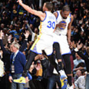 Stephen Curry And Kevin Durant #2 Poster