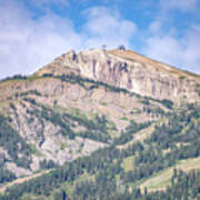 Welcome To Big Sky Montana Village In Montana Usa In Summer #2 Poster