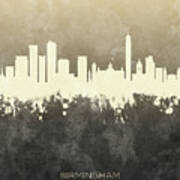 Birmingham England Skyline #20 Poster