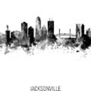Jacksonville Florida Skyline #20 Poster