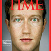 2010 Person Of The Year,  Facebook's Mark Zuckerberg Poster