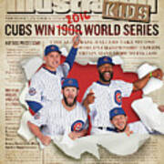 2016 Chicago Cubs Sports Illustrated For Kids World Series Champions Issue Cover Poster