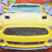 2017 Saleen S302 Yellow Label Mustang X267 Poster