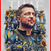 2022 Person Of The Year - Volodymyr Zelensky And The Spirit Of Ukraine Poster