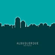 Albuquerque New Mexico Skyline #21 Poster