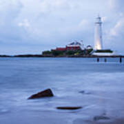 Saint Mary's Lighthouse At Whitley Bay #21 Poster