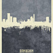 Birmingham England Skyline #23 Poster