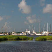 City Marina - Charleston South Carolina - Salt Life Poster