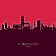 Gloucester England Skyline #29 Poster