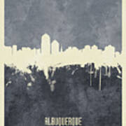 Albuquerque New Mexico Skyline #31 Poster