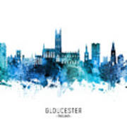 Gloucester England Skyline #31 Poster