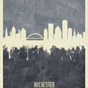 Rochester New York Skyline #32 Poster