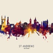 St Andrews Scotland Skyline #33 Poster