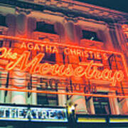 35mm Film Image Of Agatha Christie's The Mousetrap Poster