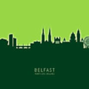 Belfast Northern Ireland Skyline #38 Poster