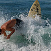 Playa Bruja Surfing #40 Poster
