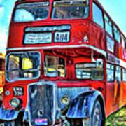 404 London Bus Tour Poster