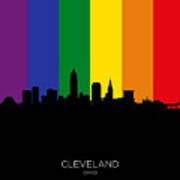 Cleveland Ohio Skyline #41 Poster