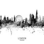 London England Skyline #58 Poster