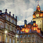 City Of Edinburgh Scotland Poster