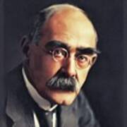 Rudyard Kipling, Literary Legend Painting by Esoterica Art Agency ...
