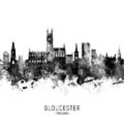 Gloucester England Skyline #8 Poster