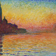 San Giorgio Maggiore By Claude Monet Poster
