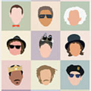 80s Movie Icons...the Guys Poster