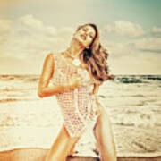 Supermodel Tatyana Liskina Glamor 8261-101 Poster