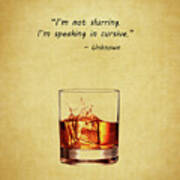 A Funny Drinking Quote Poster