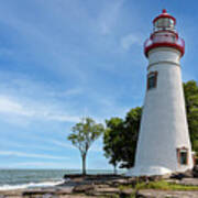 A View At Marblehead Lighthouse Poster