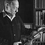 A Violin Inspection By Jascha Heifetz Poster