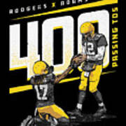 Aaron Rodgers 400 Passing Touchdowns Poster