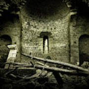 Abandoned Church In Ruins Poster