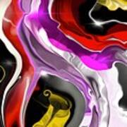 Abstract Art Play Of Colors And Play Of Light Poster