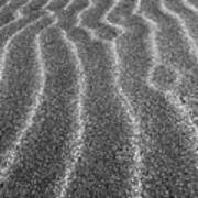 Abstract Sand Patterns In The Desert Poster