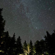 Acadia Milky Way Glow Poster