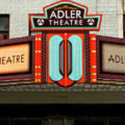 Adler Theatre Marquee Poster