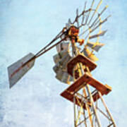 Aermotor Windmill Poster