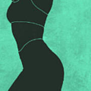 Aesthetique - Female Figure - Minimal Contemporary Abstract 04 Poster