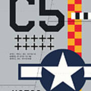 Aircraft Markings - Usa P-51 Poster