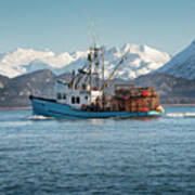 Alaska- Fishing Boat Poster