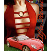 Alfa Romeo Dress Poster