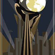 Heroes Art Deco Poster